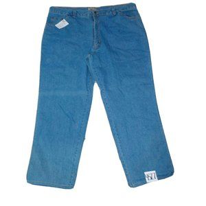 NWT Liberty Blues Jeans Relaxed Cotton Denim Straight Leg Blue Mens Size 46 x 32